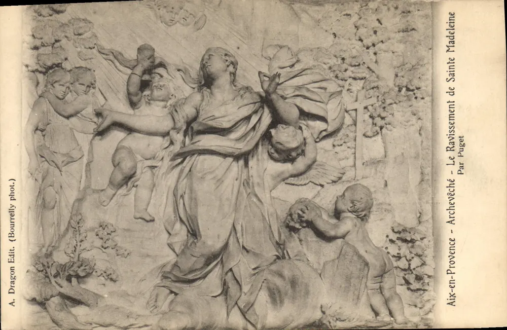 O Ravissement de Santa Madeleine — Aix-en-Provence — Par Puget - Frente
