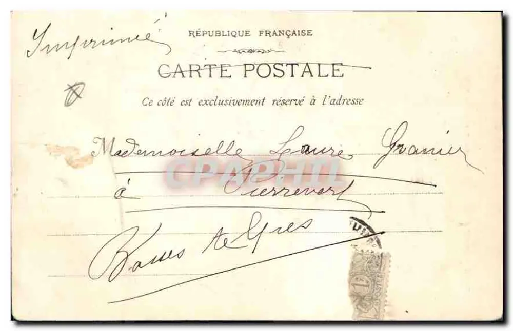 Aix-en-Provence — Estátua de Mirabeau — E. Jaussaud Editor - 10 - Verso