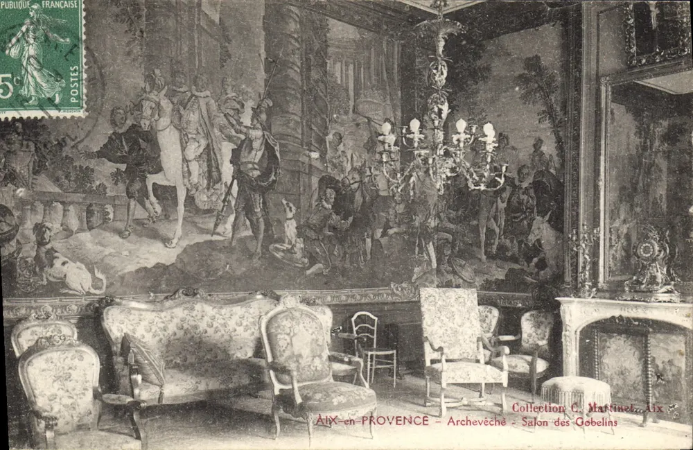 Aix-en-Provence — Erzbischöfliches Palais — Salon des Gobelins — Sammlung C. Martineau - Vorderseite
