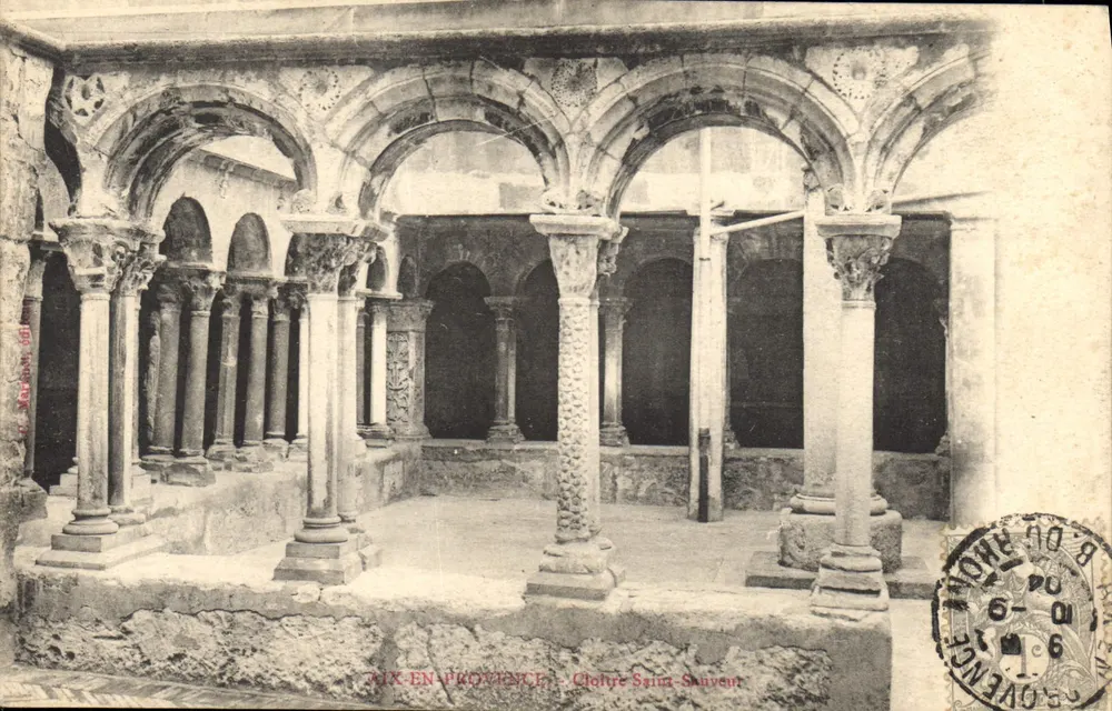 Rix-en-Provence — Claustro de São Salvador — editor M. Marmon - Frente