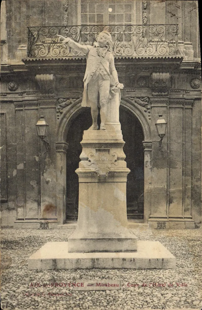 Aix-en-Provence — Mirabeau — Corps de l'Hôtel de Ville - Vorderseite