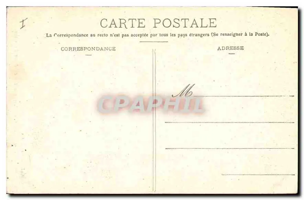 Kapelle des Ursulinenklosters — Aix-en-Provence — Sammlung Jaussaud, n°64 - Rückseite