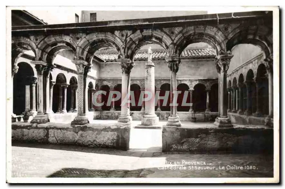 Aix-en-Provence — Kathedrale Saint-Sauveur, Der Cloister — Éditions La Grivène, n°1080 - Vorderseite
