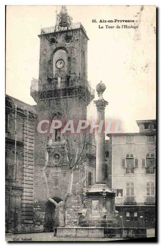 Aix-en-Provence — La Tour de l'Horloge — G. Réllund, n°66 - Vorderseite