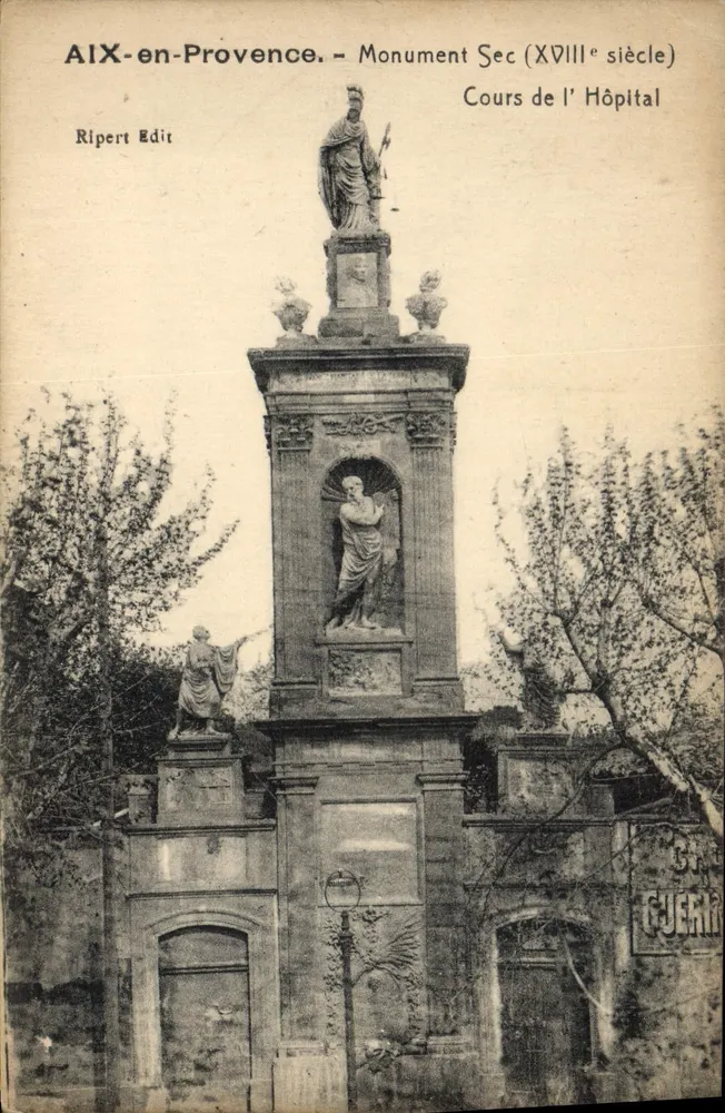 Aix-en-Provence — Trockenes Monument (18. Jahrhundert) — Verlag Ripert - Vorderseite