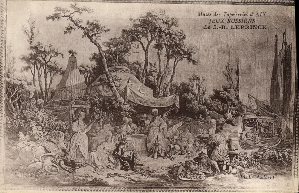 Museum der Teppiche von Aix — Russische Spiele — Photo Audbert - Vorderseite