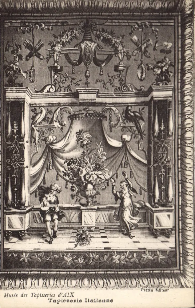 Museum der Teppiche von Aix — Italienische Teppiche — Perrin Verlag - Vorderseite