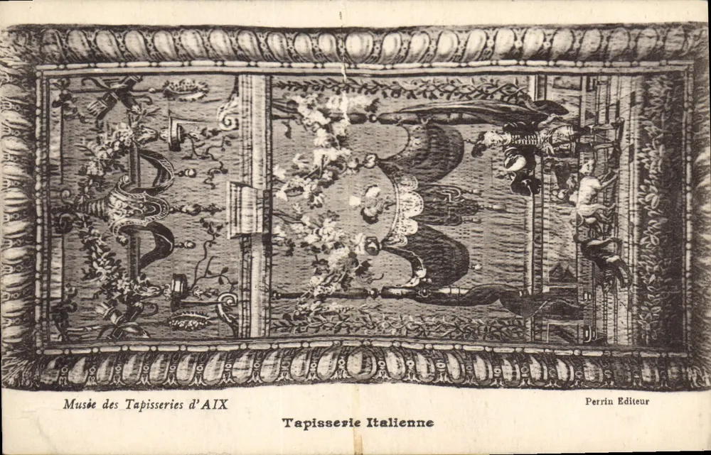 Musée des Tapisseries d'Aix — Italienische Tapete — Perrin Verlag - Vorderseite