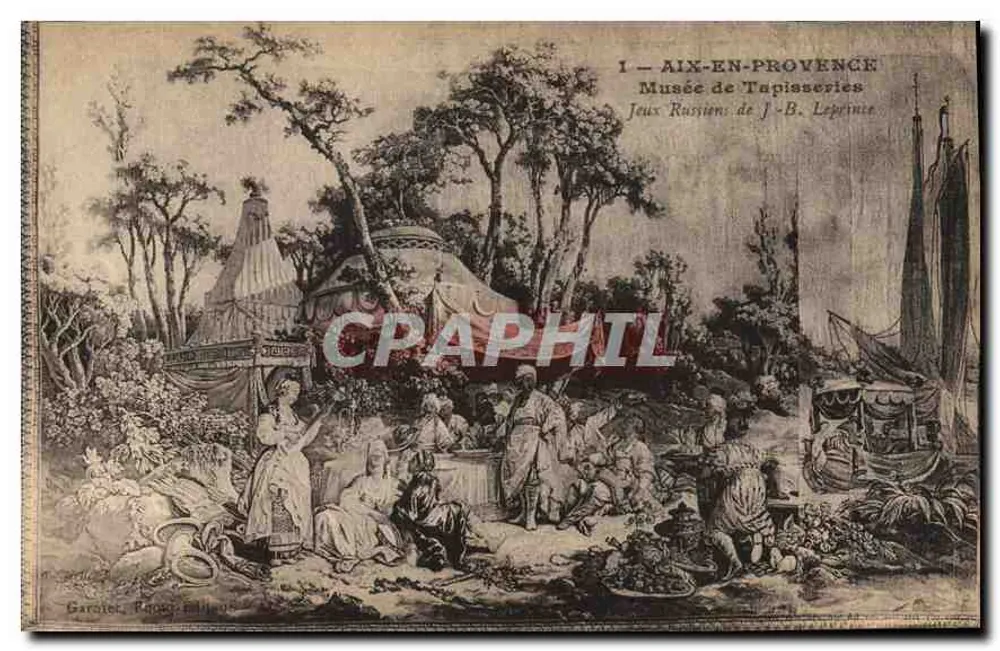 Aix-en-Provence — Museum der Teppiche, Russische Spiele von J.-B. Leperrin — Garnier, Paris, Verlag - Vorderseite