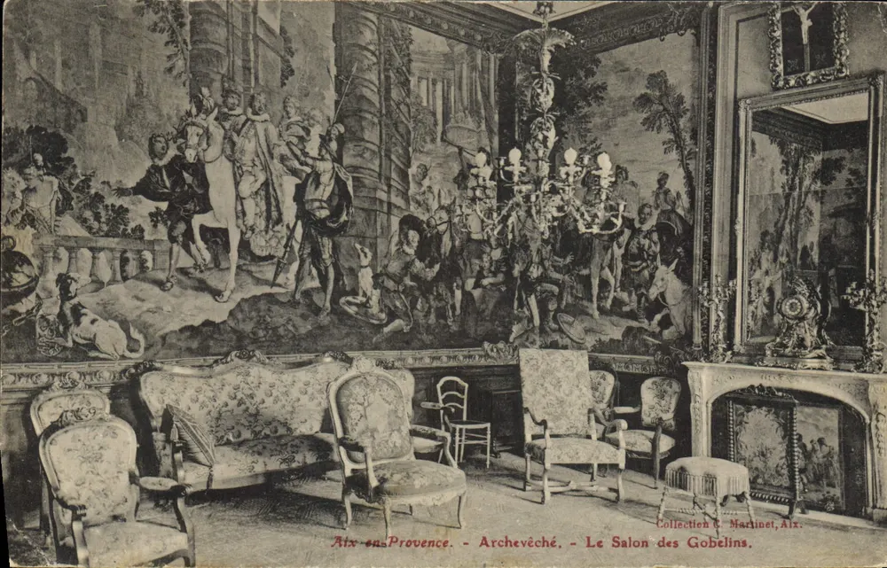 Aix-en-Provence - Erzbistum - Der Gobelins-Saal — Sammlung G. Martinet, Aix - Vorderseite