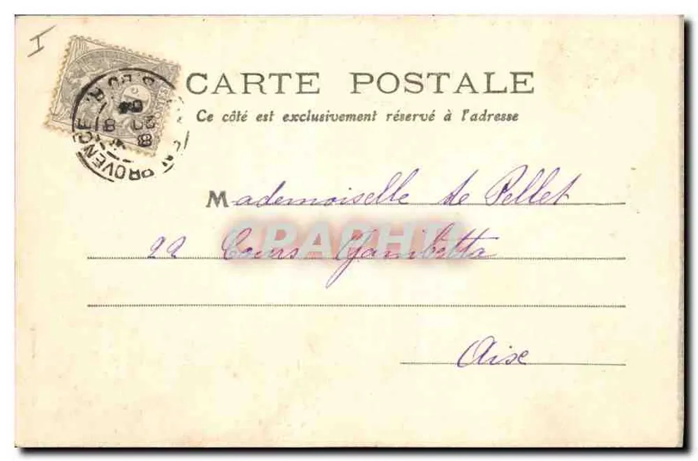 AIX-EN-PROVENCE — Innenansicht der Kirche des Heiligen Geistes — Collection C. M. - Rückseite