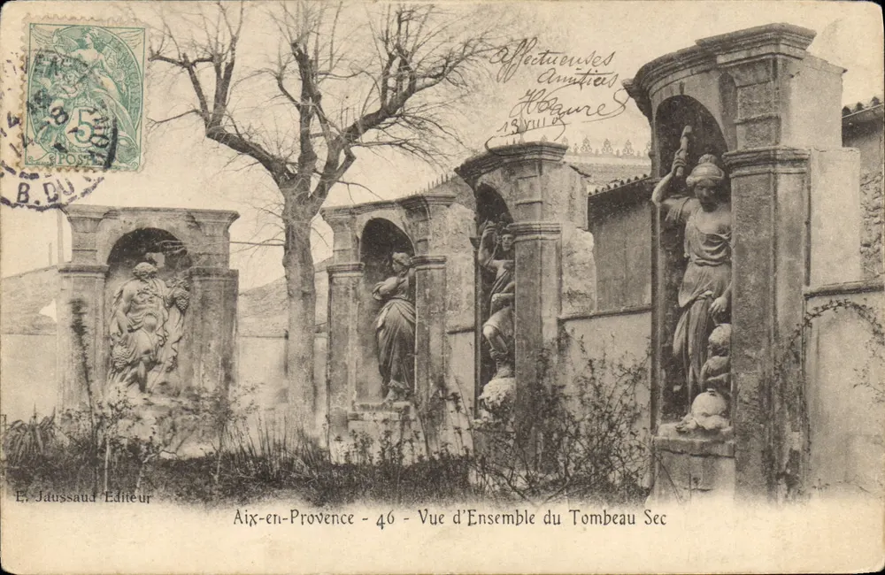 Aix-en-Provence — Vista Geral do Tombeau Sec — E. Jaussaud Editor, n°46 - Frente