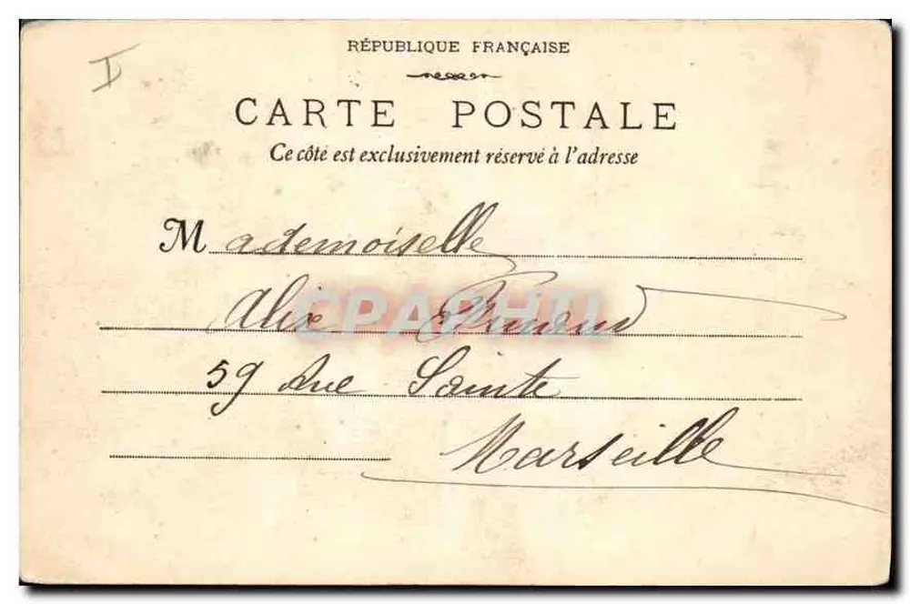 Aix-en-Provence — Vista Geral do Tombeau Sec — E. Jaussaud Editor, n°46 - Verso