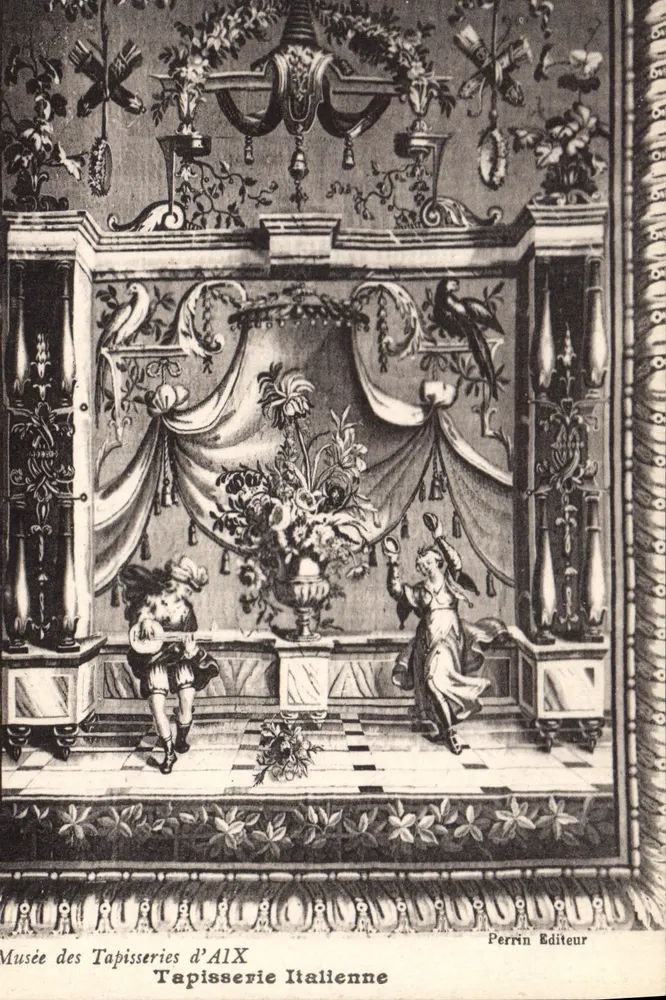 Museum der Teppiche von AIX — italienische Teppiche — Verlag Perrin - Vorderseite