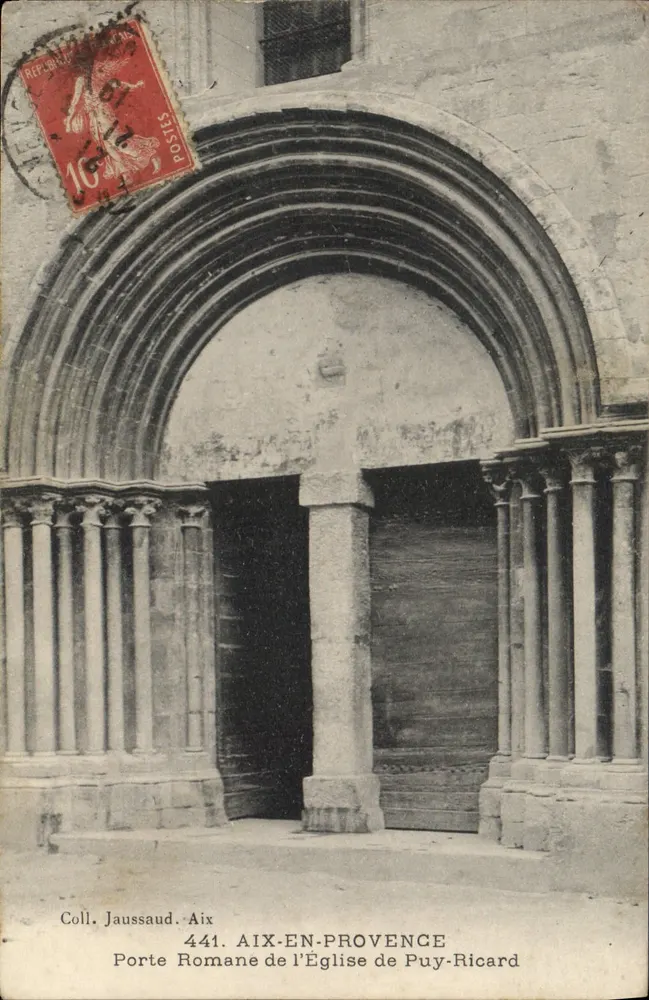 Römische Tür der Kirche von Puy-Ricard — Aix-en-Provence — Coll. Jaussaud, n° 441 - Vorderseite