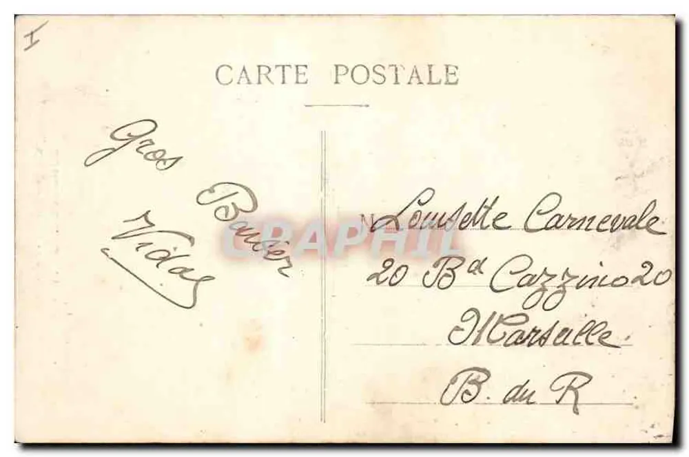 Römische Tür der Kirche von Puy-Ricard — Aix-en-Provence — Coll. Jaussaud, n° 441 - Rückseite