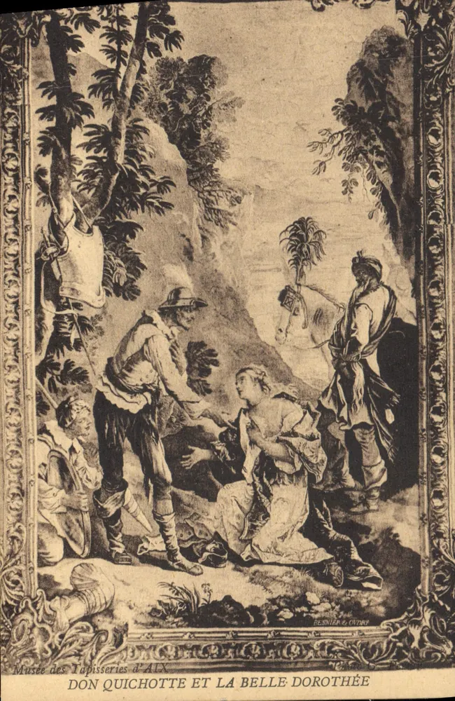 Don Quichotte und die schöne Dorothée — Museum der Teppiche von Aix — Verlag G. Perrin, Aix-en-Provence - Vorderseite