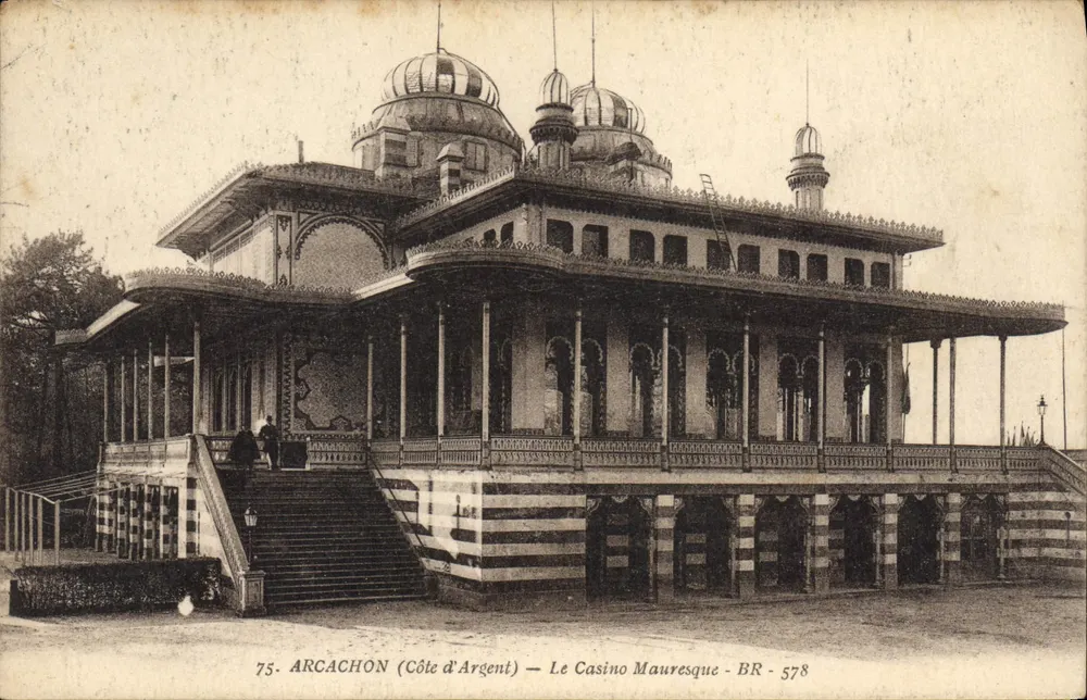 Arcachon (Costa de Prata) — O Casino Mauresco — BR - 578 - Frente