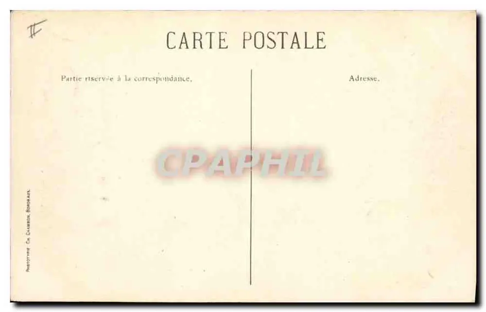 Arcachon — O Casino da Praia — C.C. - Verso