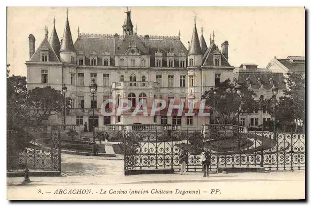 Arcachon - Das Casino (ehemaliges Schloss Deganne) — PP. n°8 - Vorderseite