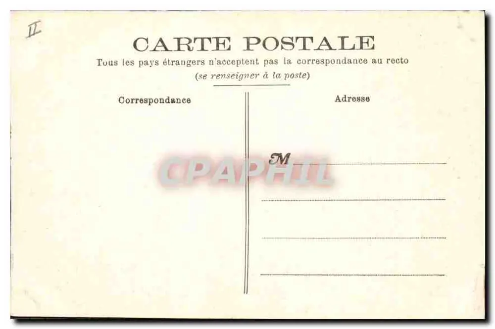 Arcachon — Vue Générale prise du Casino — Collection V. Faure - Verso