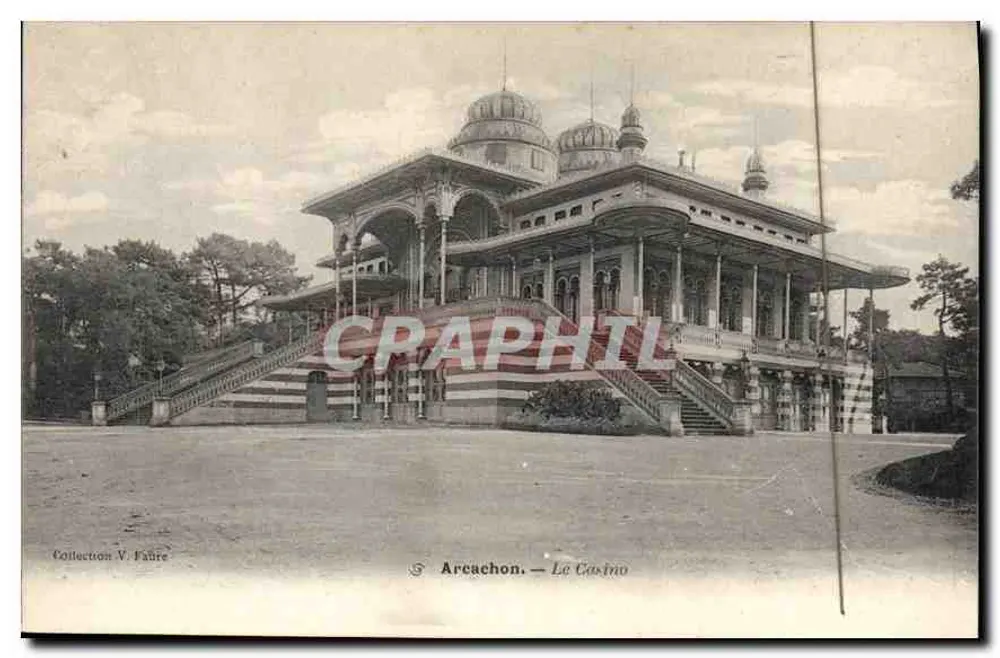 Arcachon — Kasyno — Zbiór V. Faire - Awers