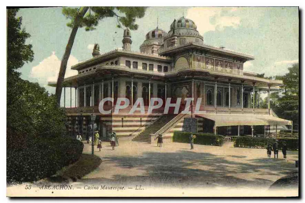 Arcachon — Casino Mauresque — LL. n° 53 - Frente