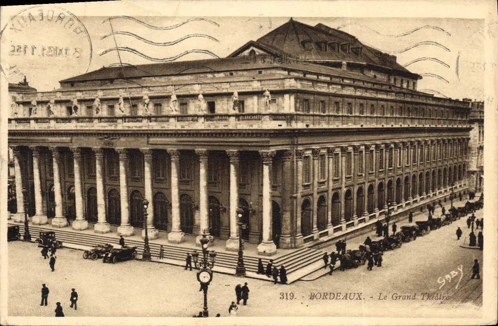 Bordeaux — O Grande Teatro — Editora Gaby, n° 319 - Frente