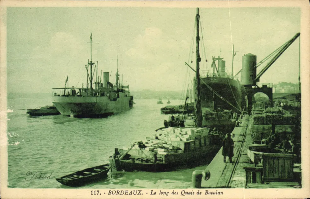 Bordeaux - Ao longo dos Quais de Bacalan — Nobled, n°117 - Frente