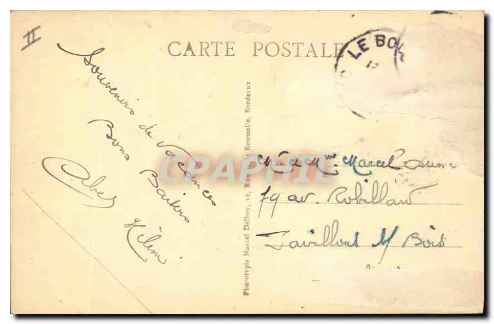 Bordeaux - Ao longo dos Quais de Bacalan — Nobled, n°117 - Verso