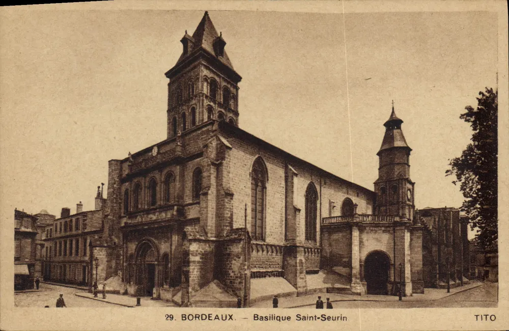 Bordeaux — Basílica de São Seurino — TITO - Frente