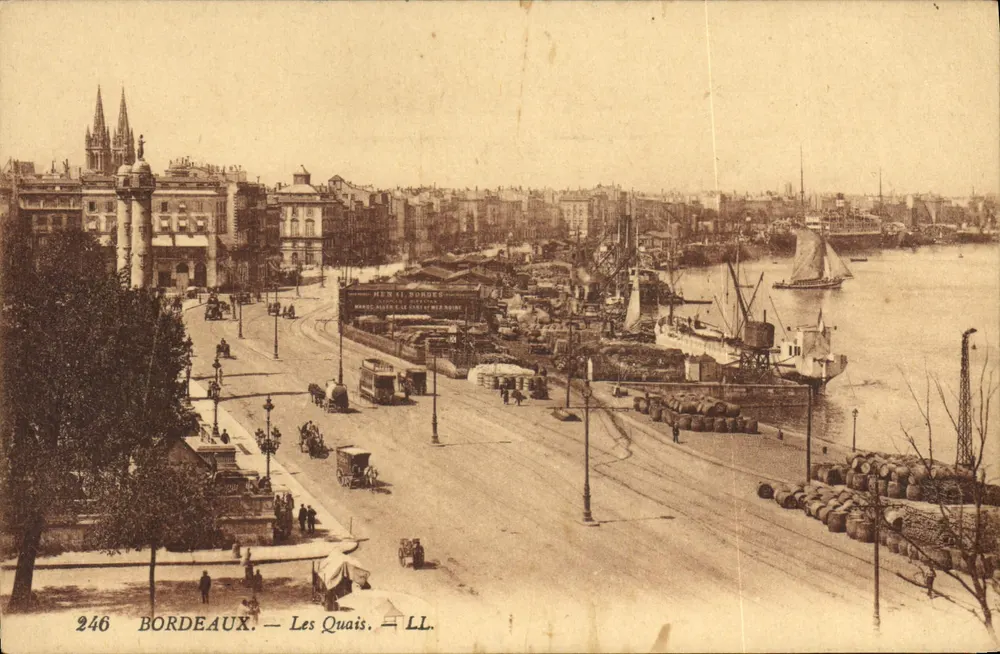 Bordeaux — Os Quais — LL. n°246 - Frente