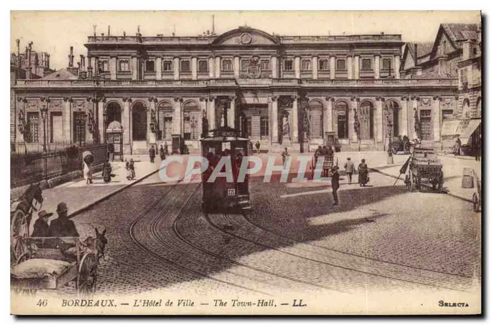 Bordeaux — A Cidade Hall — LL. — Selecta 46 - Frente