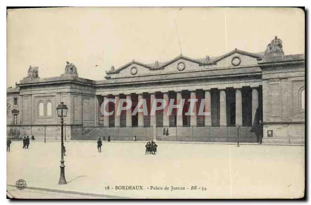 Bordeaux - Palácio da Justiça - BR-54 - Frente