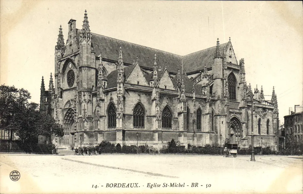 Bordeaux - Igreja de São Miguel — vista do edifício gótico — JPPA BORDEAUX - n°14 - Frente