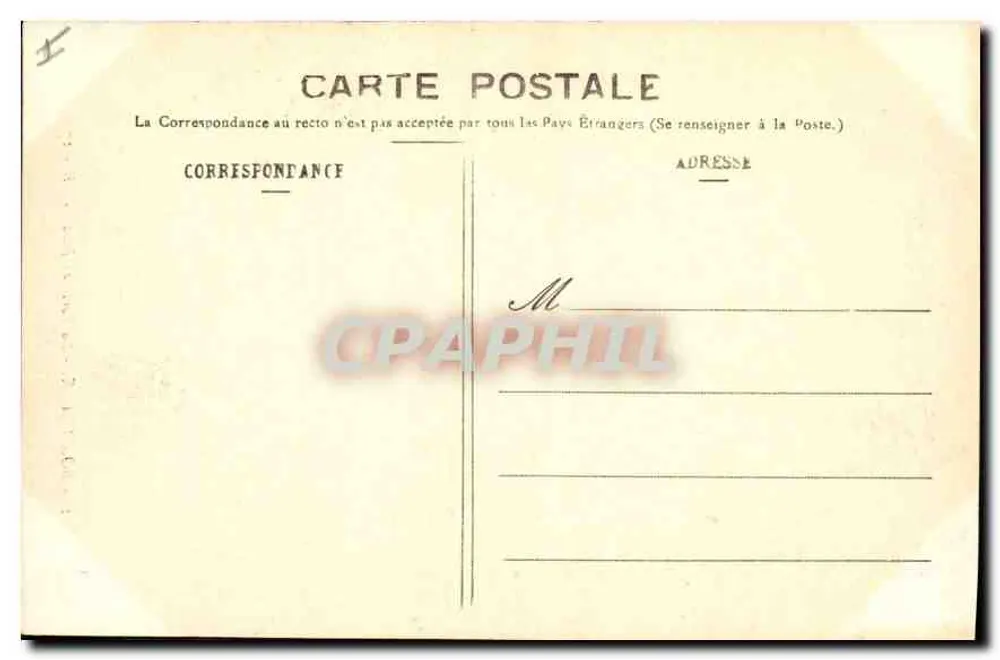 Bordeaux — A Porta do Palácio — editor: Papier Réunies - BR - 37 - Verso