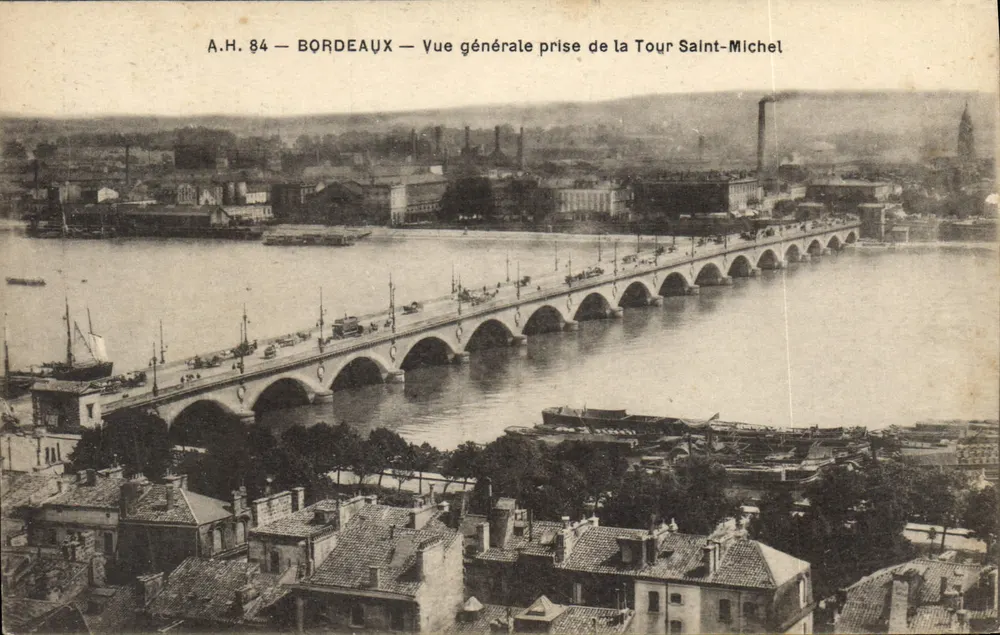 Bordeaux — Allgemeiner Blick vom Turm Saint-Michel — A.H. 84 - Vorderseite