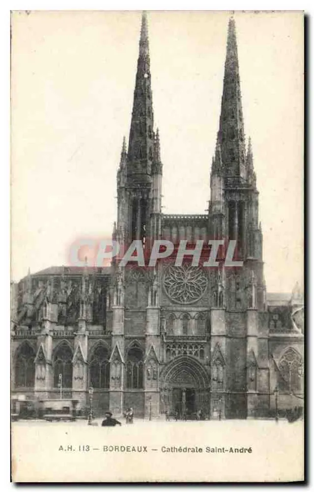 Bordeaux — Catedral de São André — A.H. 113 - Frente