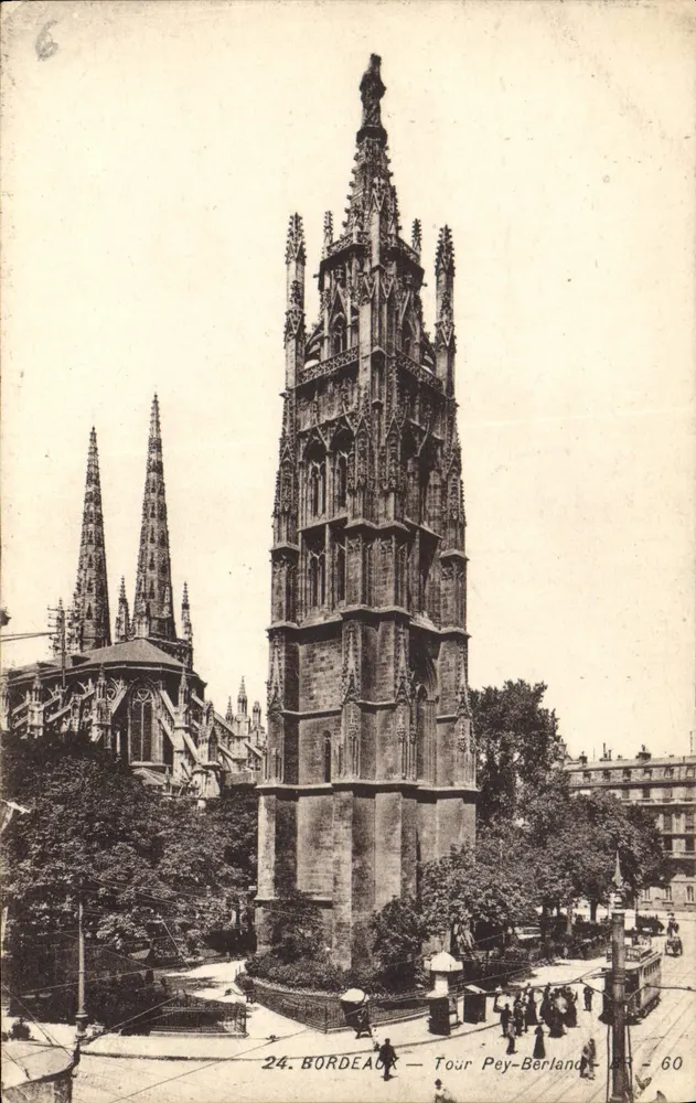 Bordeaux — Torre Pey-Berland — editor A. - 60 - Frente