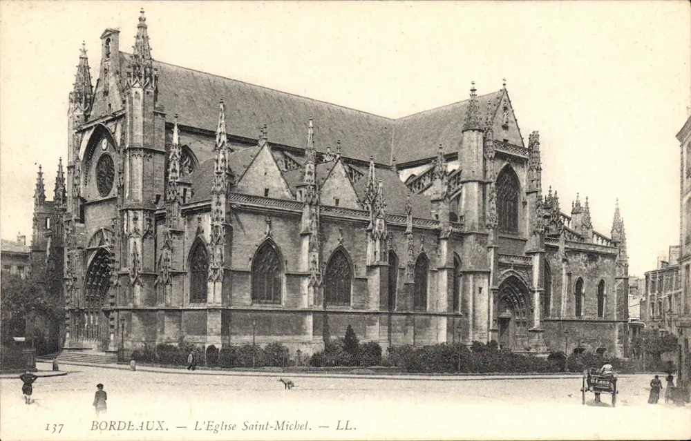 Bordeaux — A Igreja de São Miguel — LL. — n° 137 - Frente