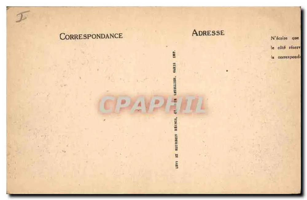 Bordeaux — O Grande Teatro — LL 143 — Editor L. L. Girondes - Verso