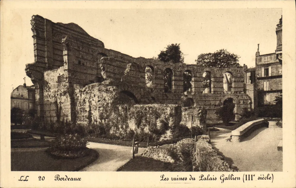 Bordeaux — Die Ruinen des Palais Gallien (3. Jahrhundert) — LL 20 - Vorderseite