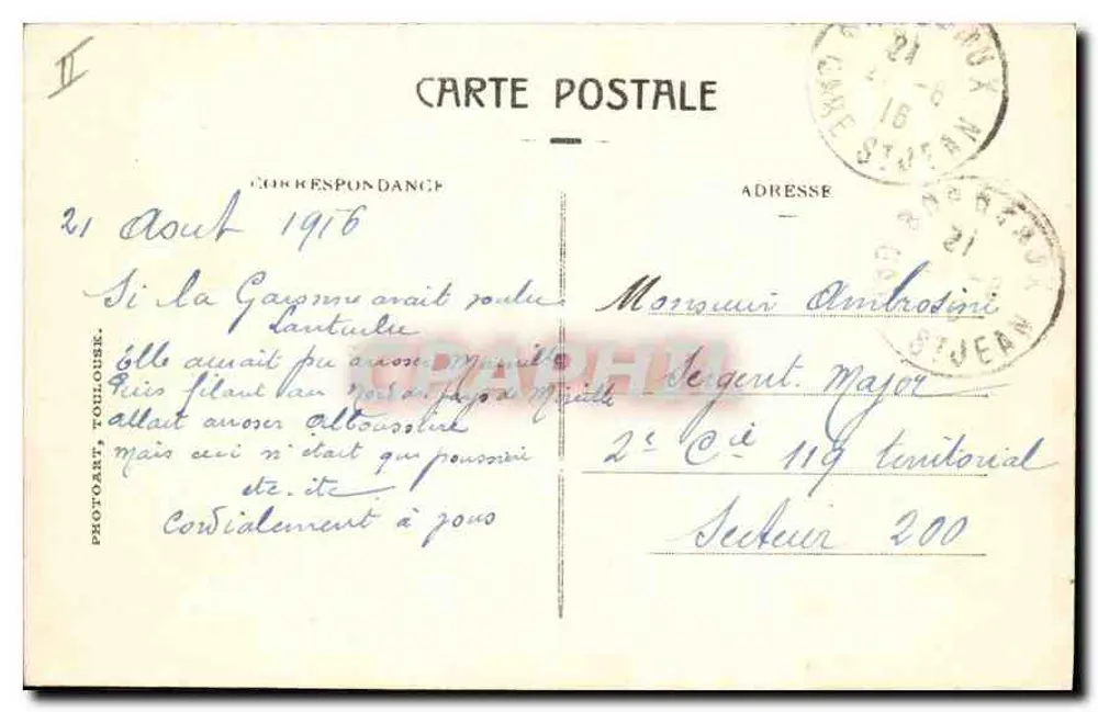 Bordeaux - O Porto, vista geral — NG, n°47 - Verso