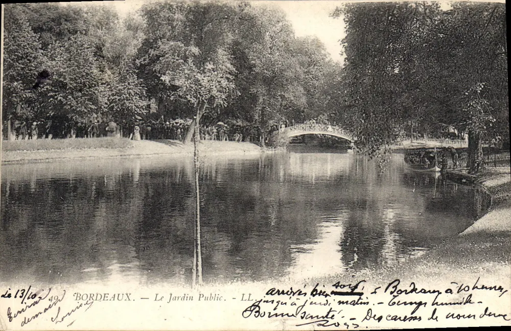 Bordeaux — O Jardim Público — LL - Frente