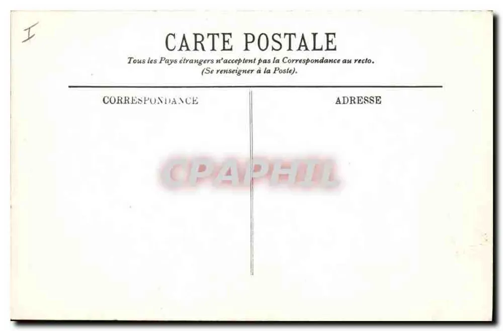 Bordeaux — Place des Quinconces und das Monument der Girondins — Verlag LL, Nr. 204 - Rückseite