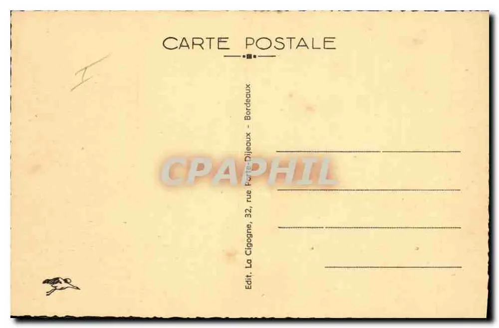 Bordeaux — Gärten und Terrassen an den Kaien — Verlag La Clogne, n°40 - Rückseite