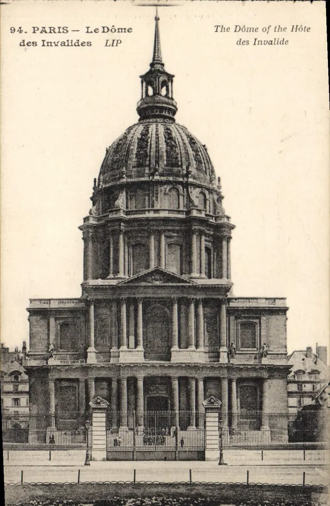 Paris — O Domo dos Invalides — LIP - Frente