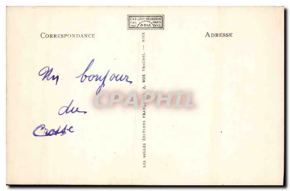 Le Croisic — De ingang van het haven en de steiger — LL — Adia - Achterkant