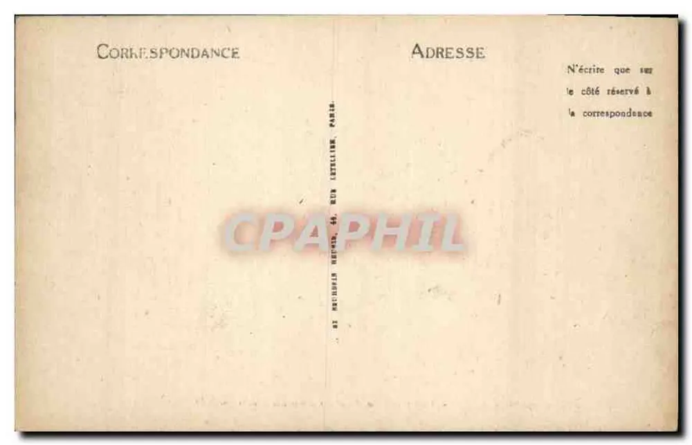Panorama von PARIS - Aussicht vom Norden der Notre-Dame - ND - Nr. 368 - Rückseite