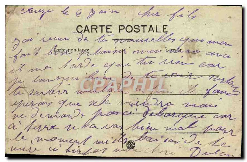 Environs de GORNIES — Château de SOUBEYRAS — éditeur impr. G. LAMBERT - Rückseite
